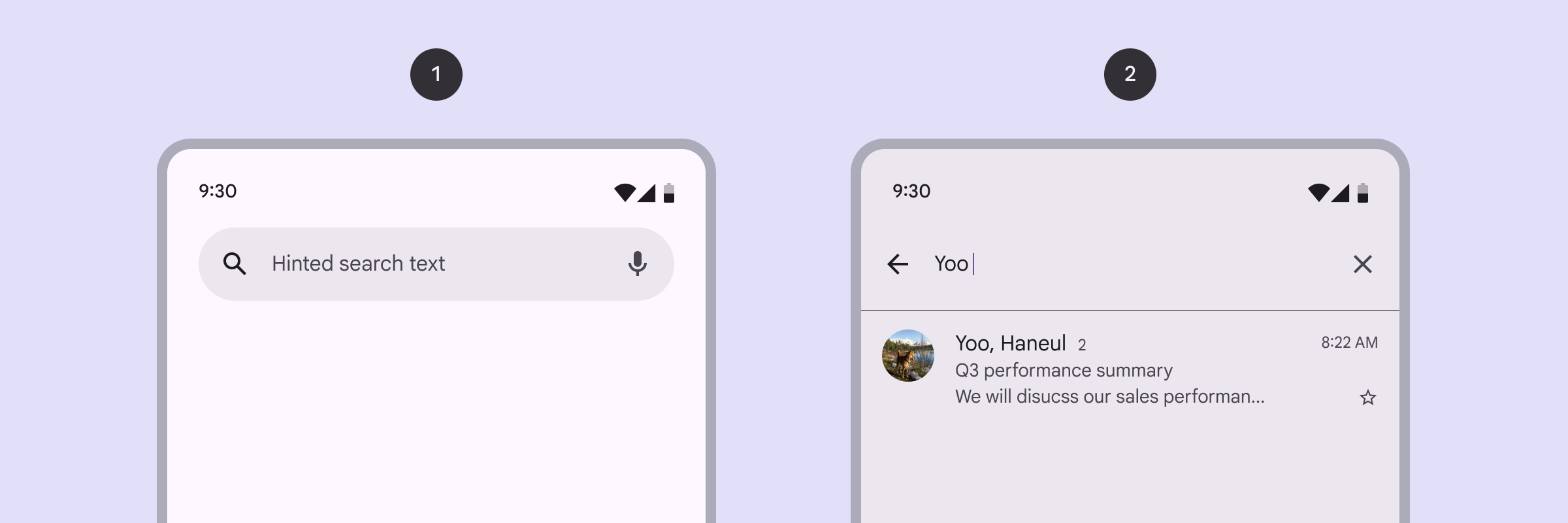 Search bar light