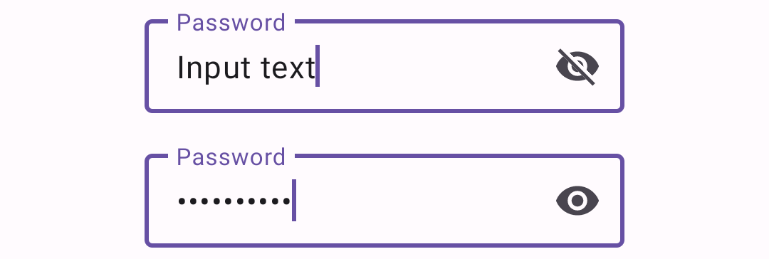 Text field with an exposed dropdown menu.